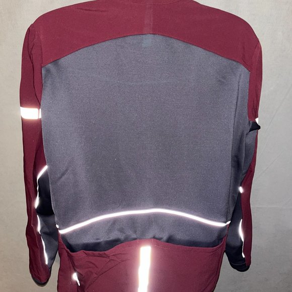 Novara "headwind" Jacket, Color Rouge/Asphalt (maroon/grey) Men's Size XL - Picture 10 of 16